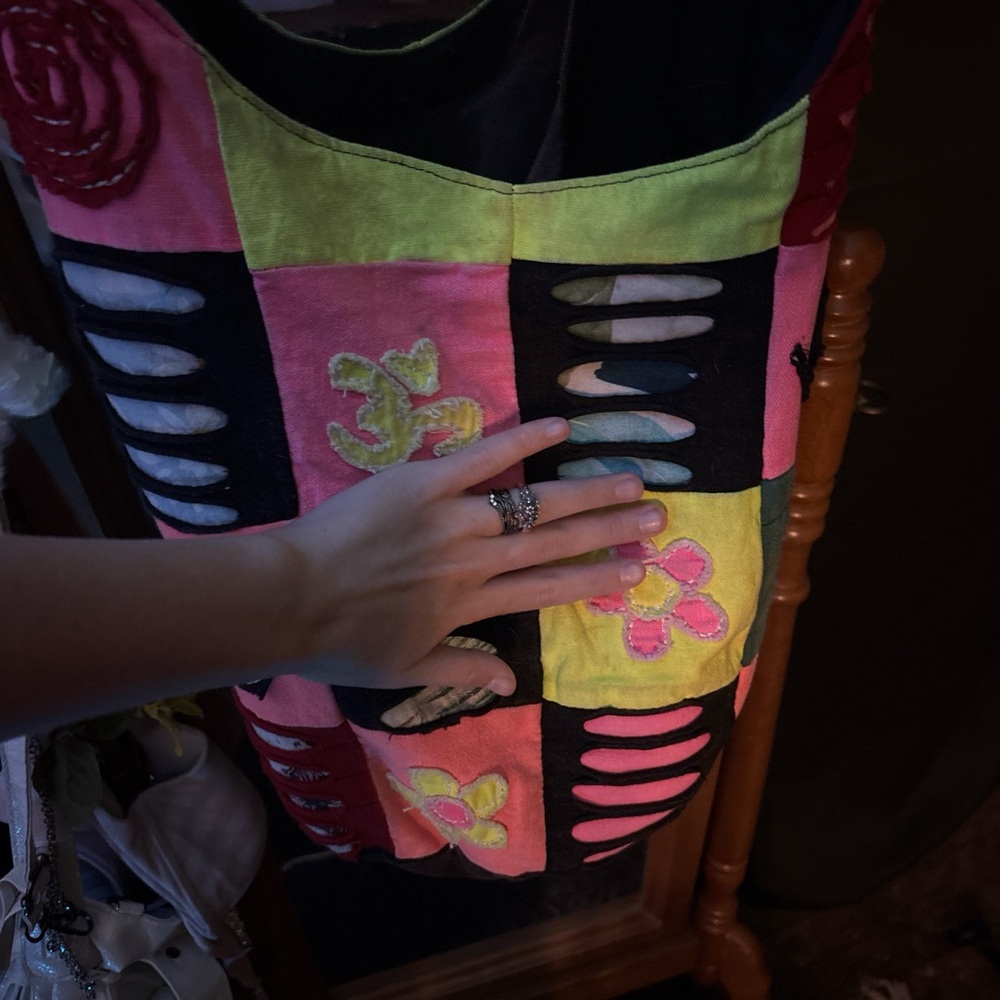 Hippie Laundry Multicolor Patchwork Shoulder Bag … - image 4
